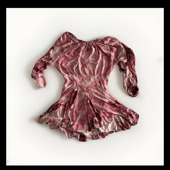 Free People Seven Wonders Mini Dress Sz M NWT - Picture 6 of 9